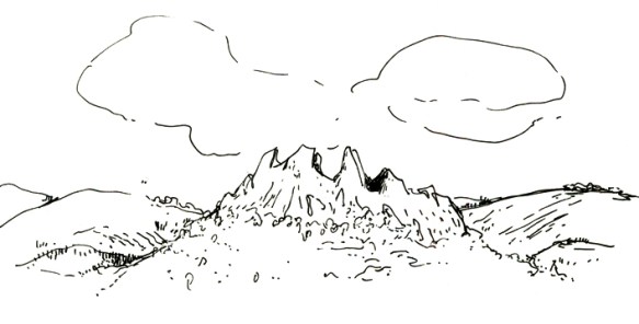 la strada verso piazza