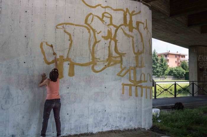 work in progress (Foto di Walls of milano)