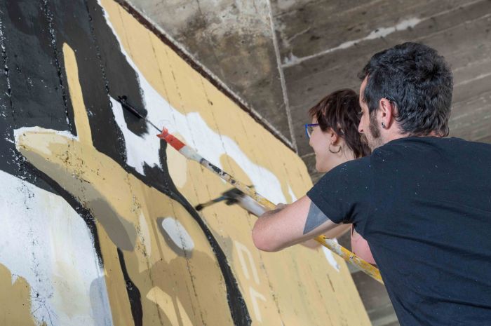 work in progress (Foto di Walls of milano)