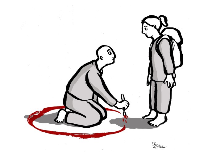 illustrazione in mostra